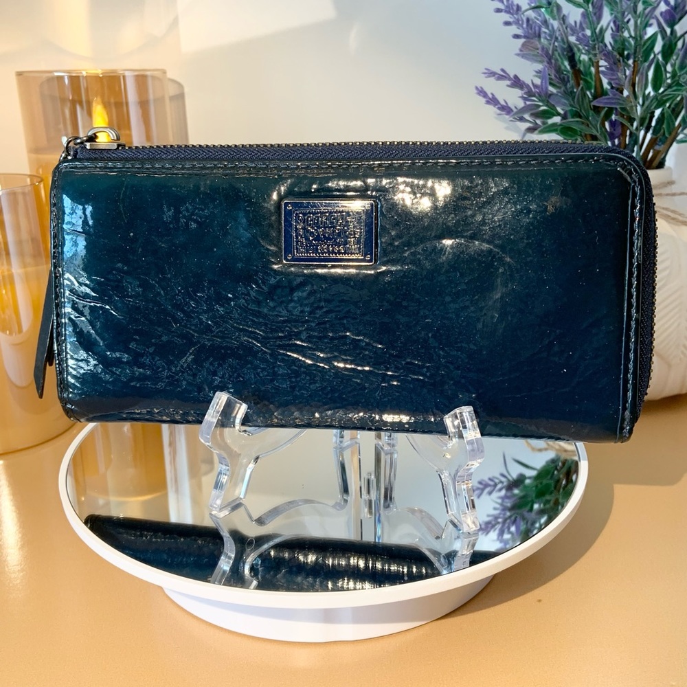 Coach Poppy Accordian Wallet EUC